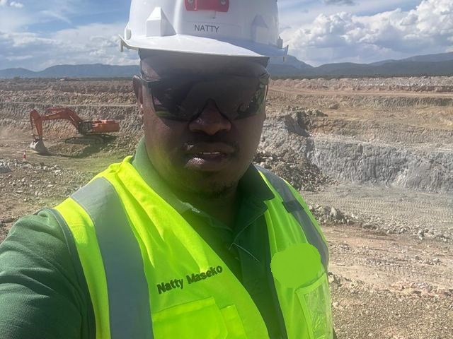 Founder selfie on site